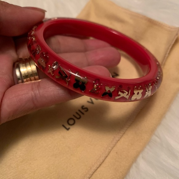 Authentic Louis Vuitton Resin Inclusion Bangle - Picture 8 of 11